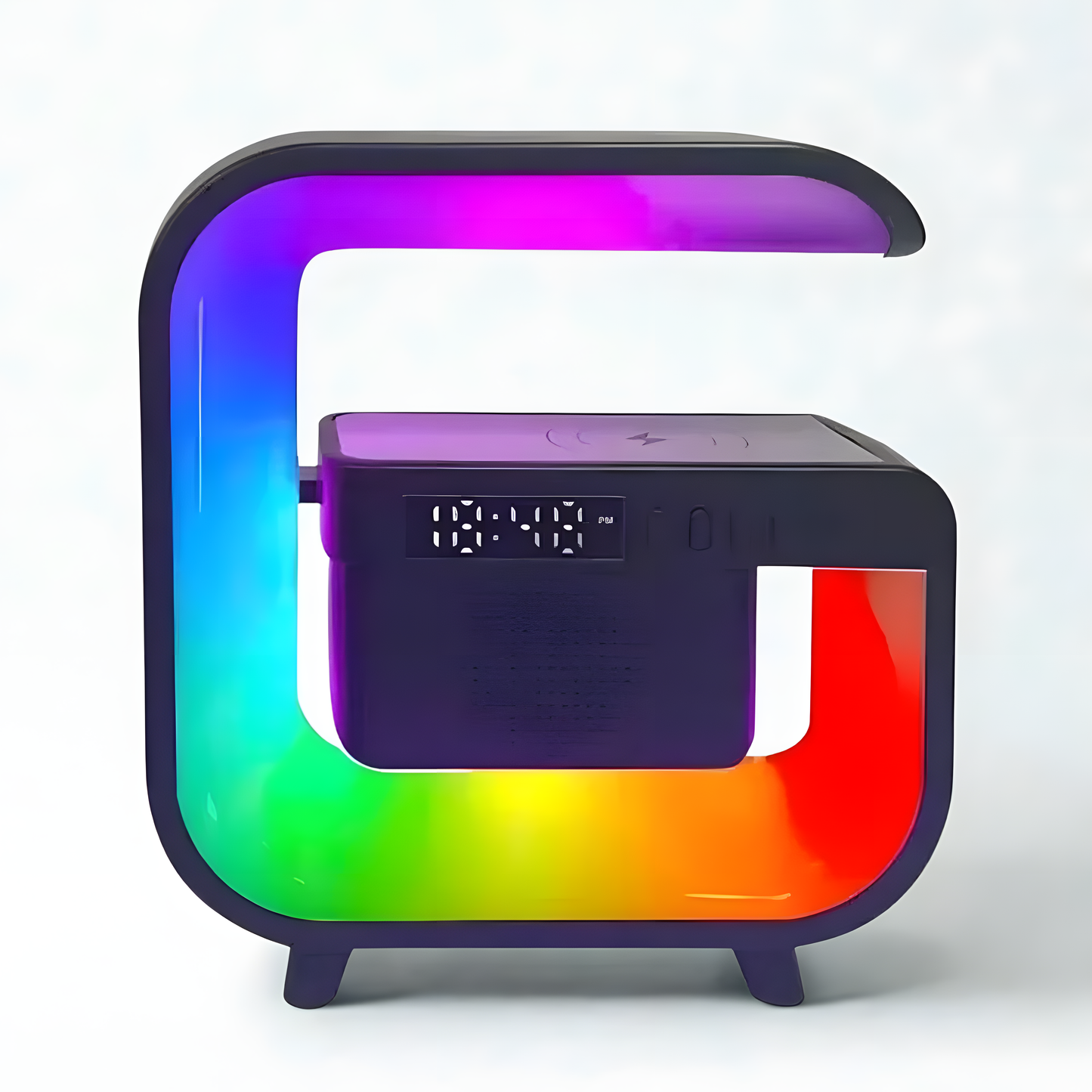 Réveil Simulateur d'Aube | Chargeur Sans Fil, Bluetooth & Veilleuse Multicolore | Noava