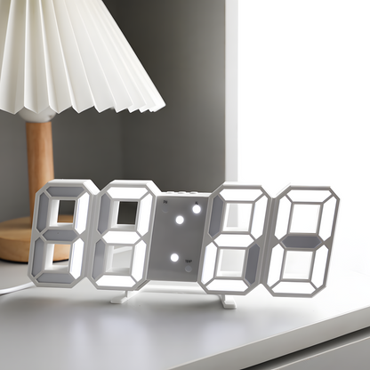Réveil Numérique LED | Heure, Date & Température | 3DClock