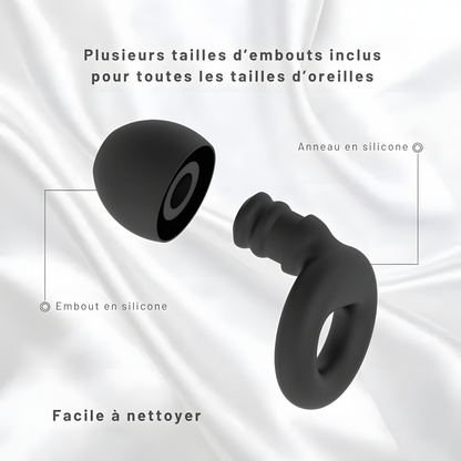 Bouchons Oreilles Premium Pour Dormir | Silence Absolu & Confort Total l LumaLoop