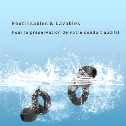 Bouchons Oreilles Premium Pour Dormir | Silence Absolu & Confort Total l LumaLoop