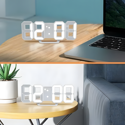 Réveil Numérique LED | Heure, Date & Température | 3DClock