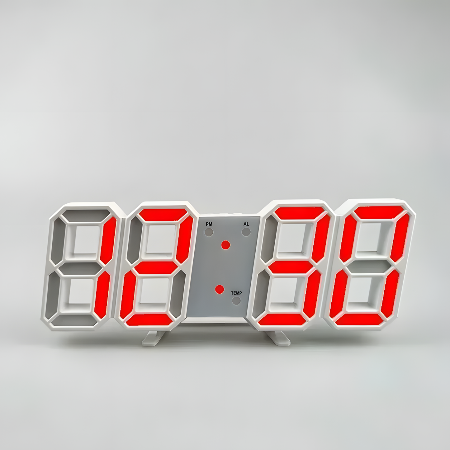 Réveil Numérique LED | Heure, Date & Température | 3DClock