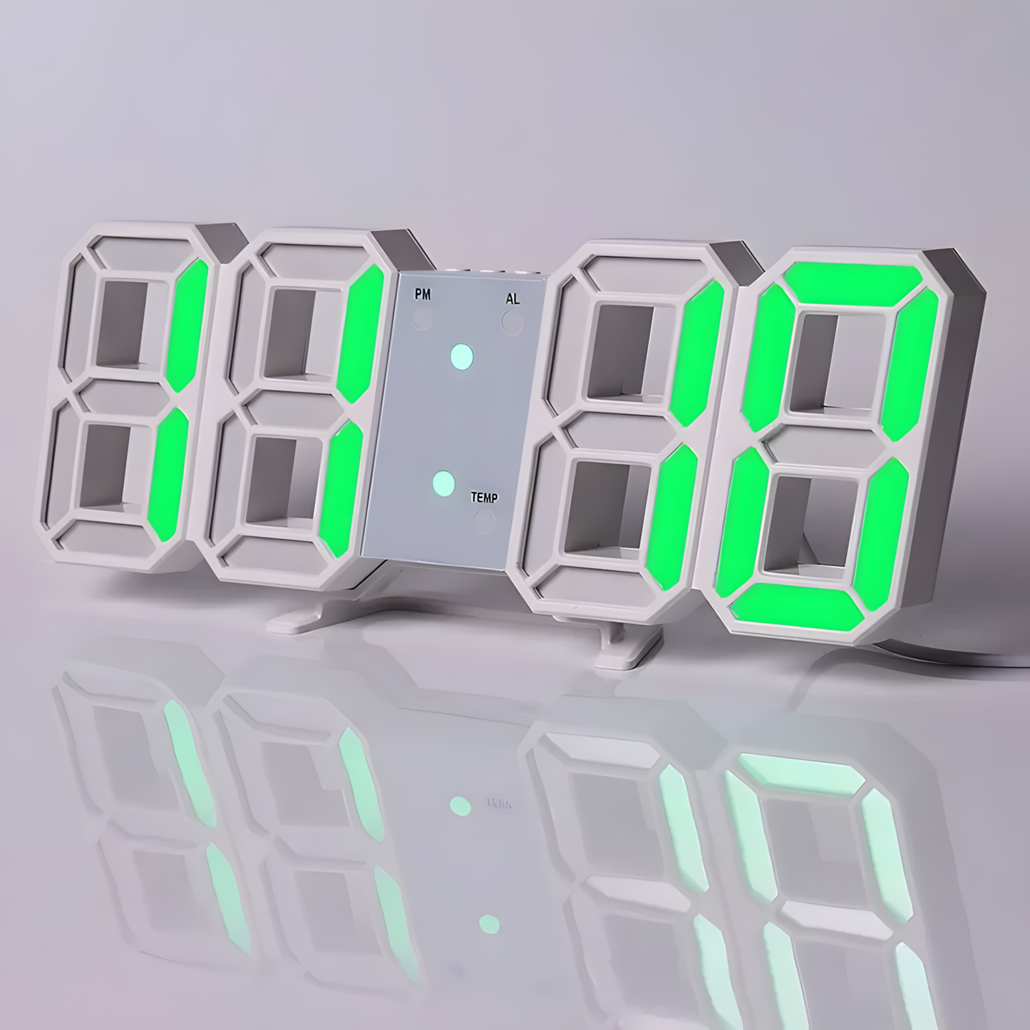 Réveil Numérique LED | Heure, Date & Température | 3DClock